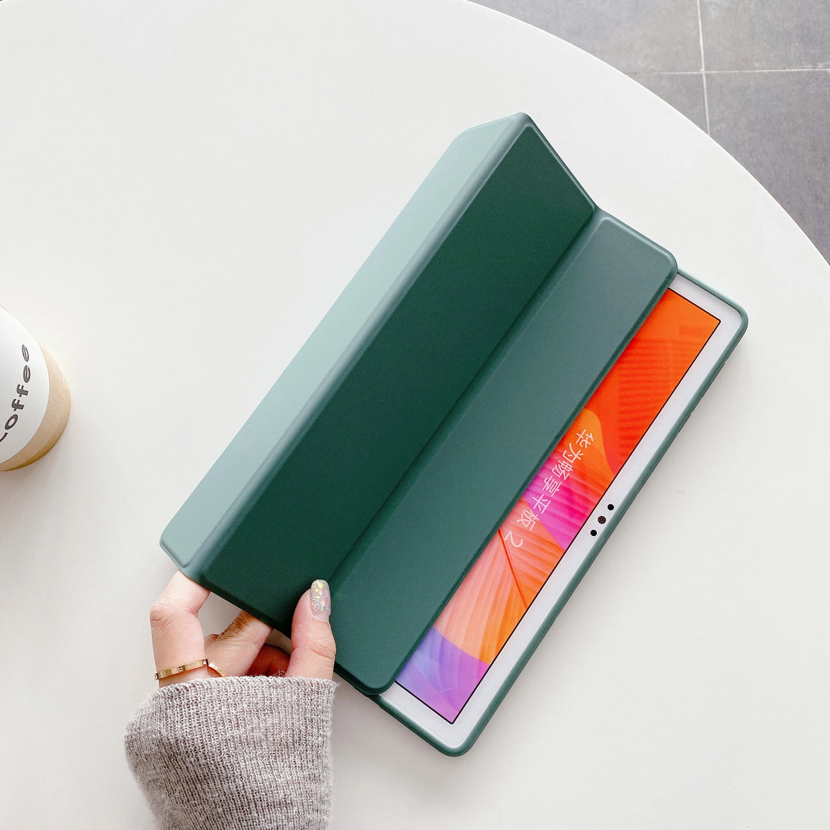 Premium Silicone Folio Case for iPad