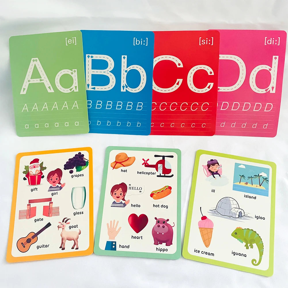 Number & Word Learning Flashcards for Kids