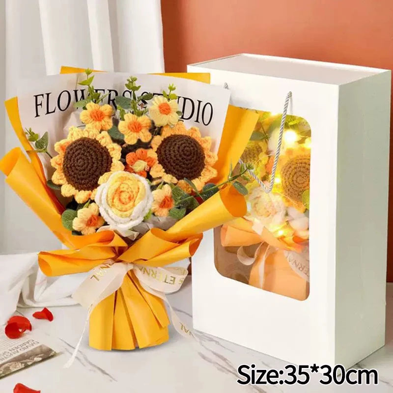 Handmade Crochet Flower Bouquet – Everlasting Gift for Any Occasion