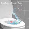 Flower-Shaped Toilet Bowl Cleaning Gel Stamp