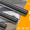 Car wiper rubber strip in a frameless type, 6mm width, shown with a car in the background.