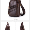 Vintage Genuine Leather Crossbody Bag for Men