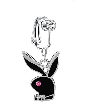 Gold Bunny Belly Button Piercing Ring