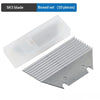 A boxed set of SK5 blades, including a plastic holder and a metal miter cutter for pipe cutting.