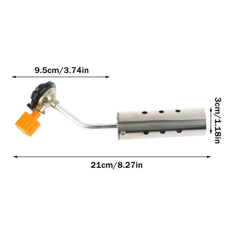 Portable Butane Torch with Adjustable Flame