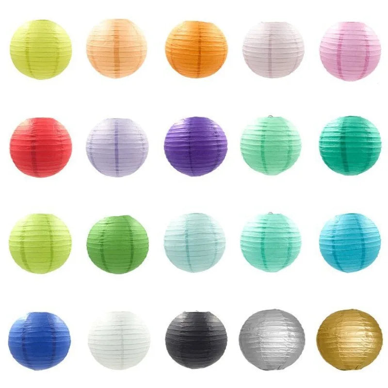 Round Paper Lantern for Festive Decor