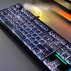 Black Spider Side-Printed Translucent Keycaps for Mechanical Keyboards