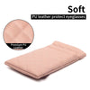 Double-Layer PU Leather Glasses Case with Soft Lining