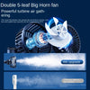 Dual-Head USB Car Seat Cooling Fan