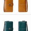 Vintage RFID-Blocking Large Capacity Wallet with Wrist Strap