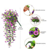 UV-Resistant Hanging Artificial Flowers – Silk-Like Outdoor Decor (Mixed Colors)