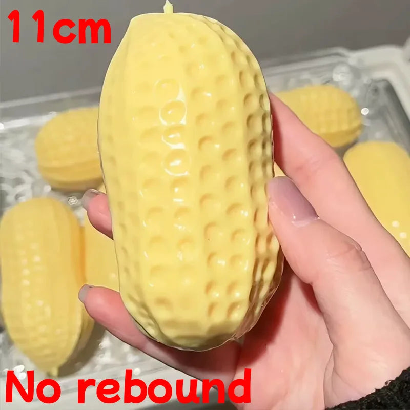 Peanut Stress Ball – Soft Squeeze Fidget Toy for Anxiety Relief