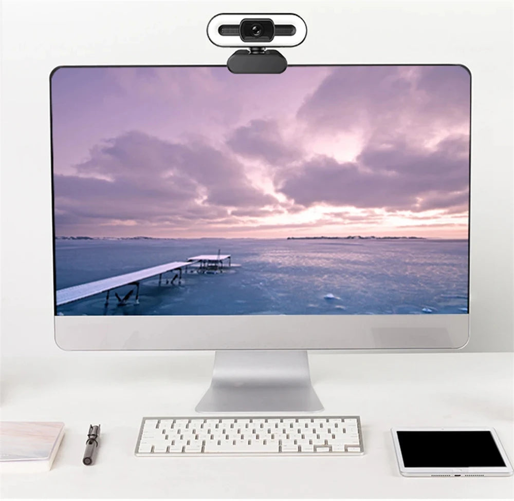 4K Auto-Focus Webcam with Built-in Microphone