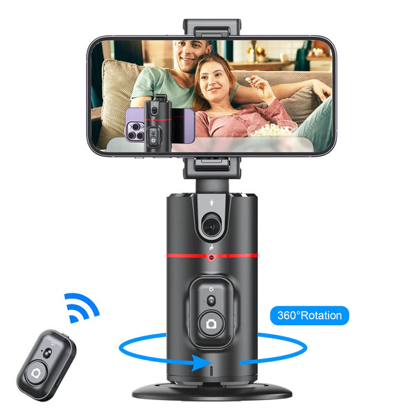 AI Face Tracking Phone Gimbal with Remote Control