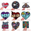 Encouraging Embroidered Iron-On Patches for Jackets, Jeans & Bags