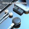 Wireless Lavalier Microphone with Magnetic Clip & Charging Case
