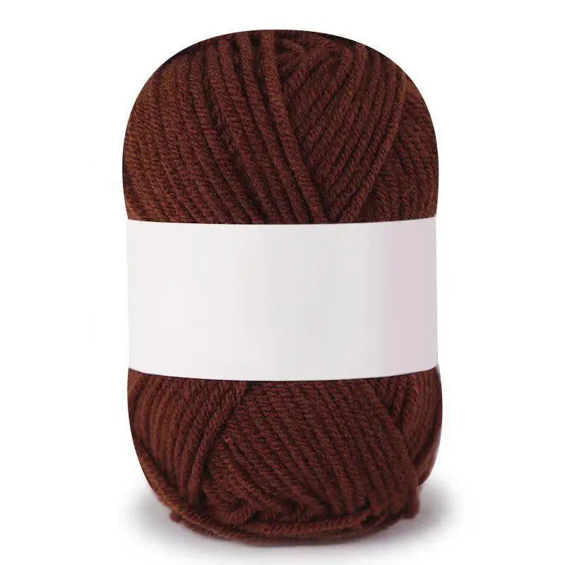 Soft Milk Cotton Knitting Yarn – Anti-Pilling 4ply Yarn for Crochet & Knitting