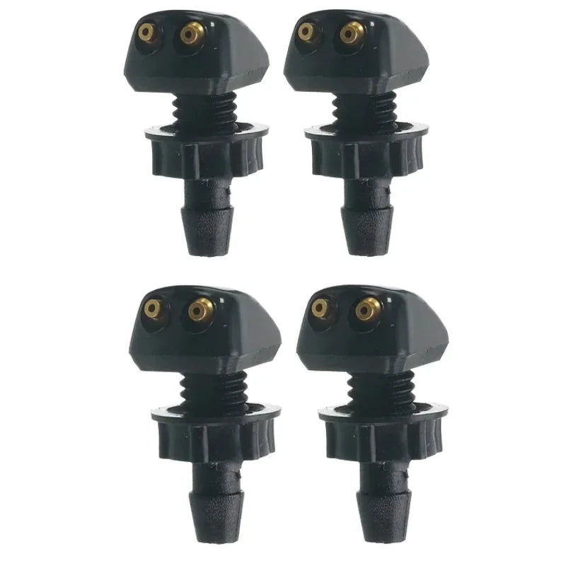 Dual-Outlet Windshield Washer Nozzle Set
