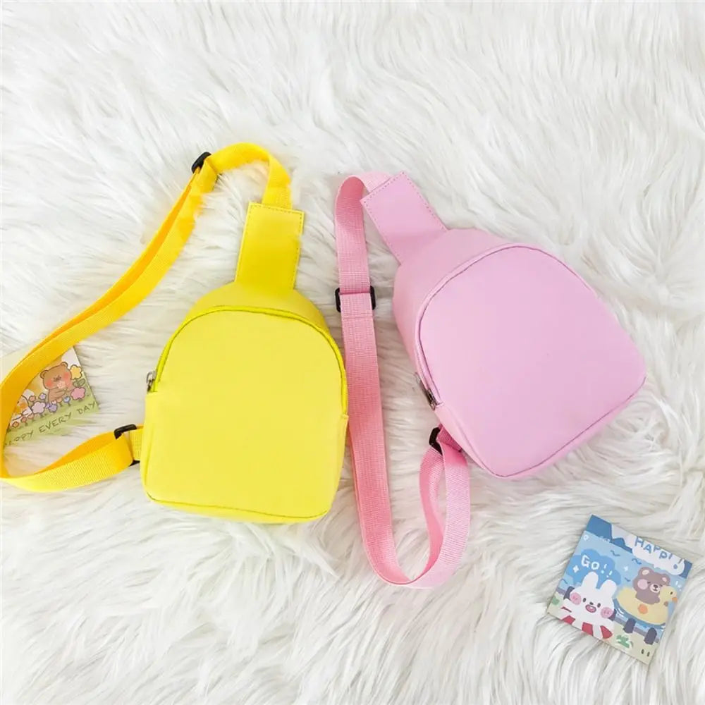 Kids' Crossbody Chest Bag – Lightweight Nylon Pouch for Daily Adventures