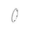 Bagues en Argent Sterling Ajustables avec Zircon