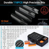 Precision 135-in-1 Screwdriver Set with Magnetic Bits and Repair Accessories
