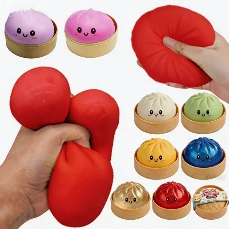 Glitter Dumpling Squishy Stress Toy