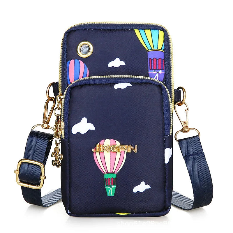 Compact Oxford Crossbody Bag