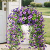 UV-Resistant Hanging Artificial Flowers – Silk-Like Outdoor Decor (Mixed Colors)