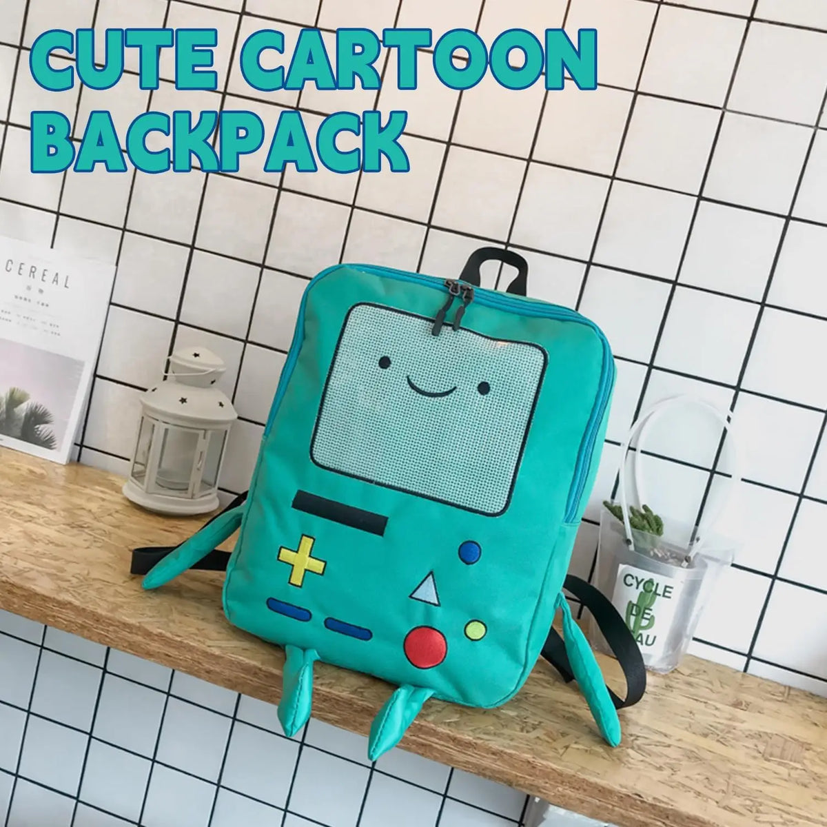 3D Cartoon Robot Backpack for Kids and Students