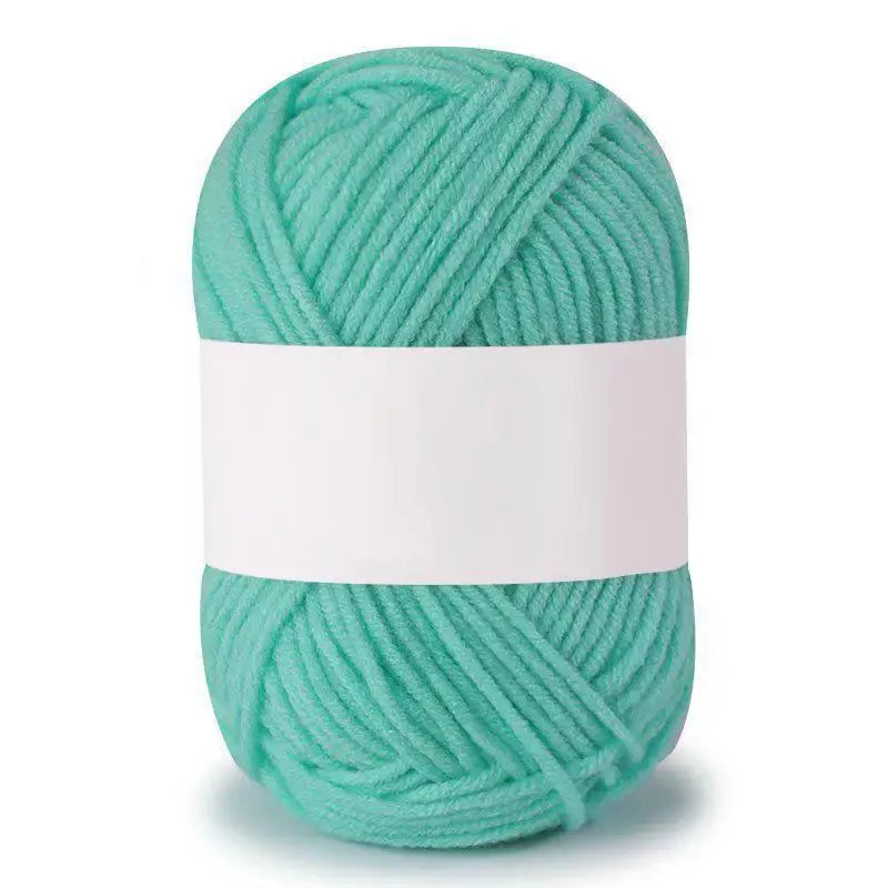 Soft Milk Cotton Knitting Yarn – Anti-Pilling 4ply Yarn for Crochet & Knitting