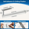 Stainless Steel Under-Cabinet Paper Towel Holder