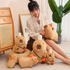 Cute Turtle Backpack Capybara Plush Toy Set
