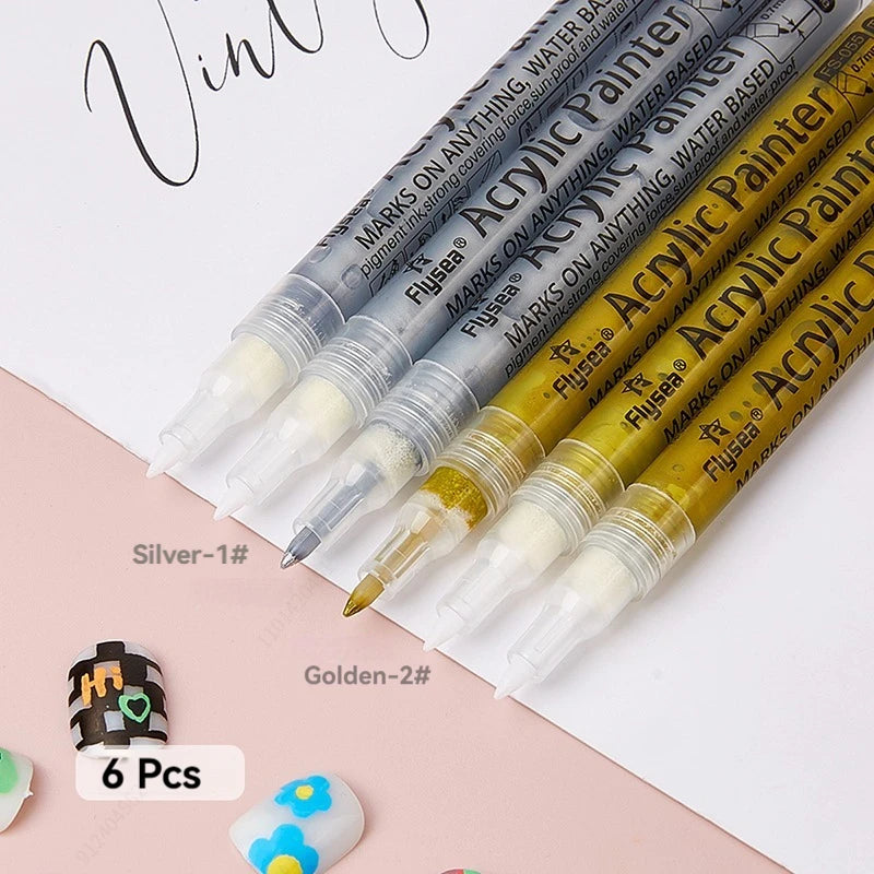 Extra Fine Point Acrylic Paint Markers
