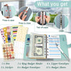 Zippered Budget Binder with Cash Envelopes