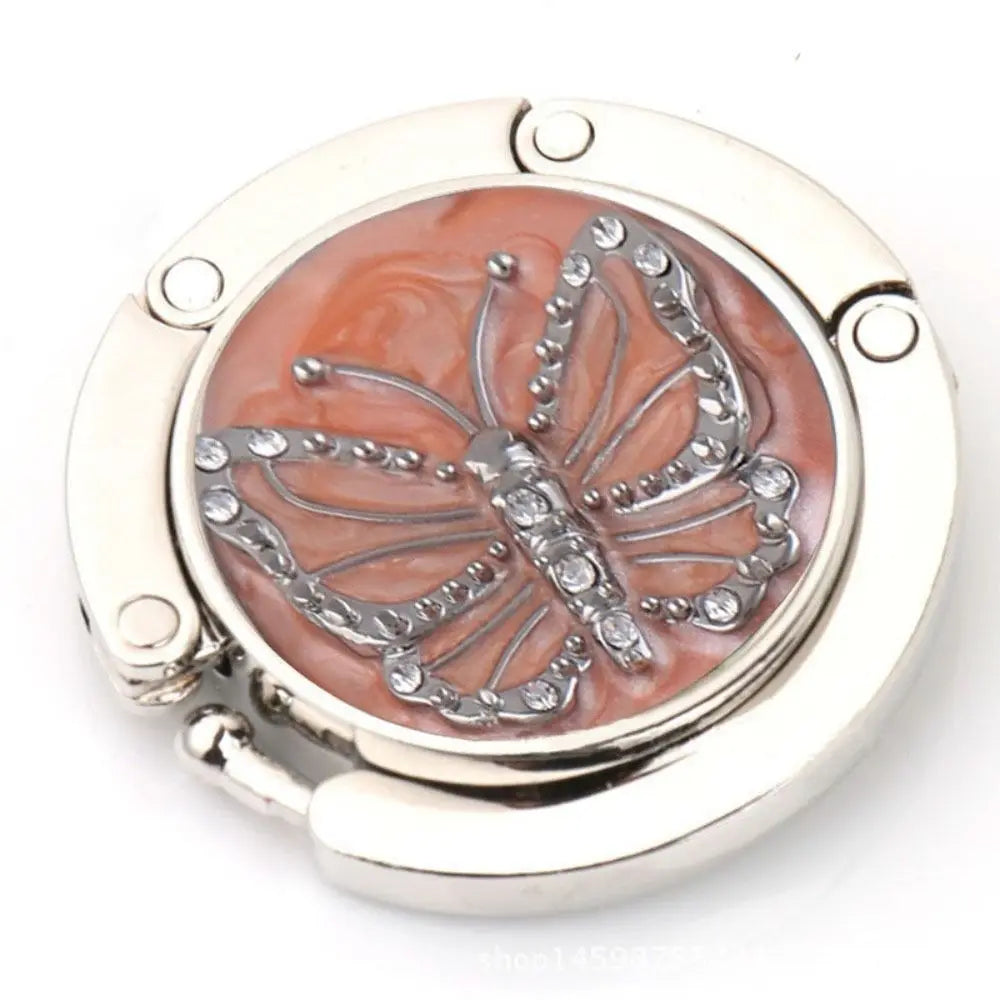 Folding Butterfly Pattern Purse Hook for Bags