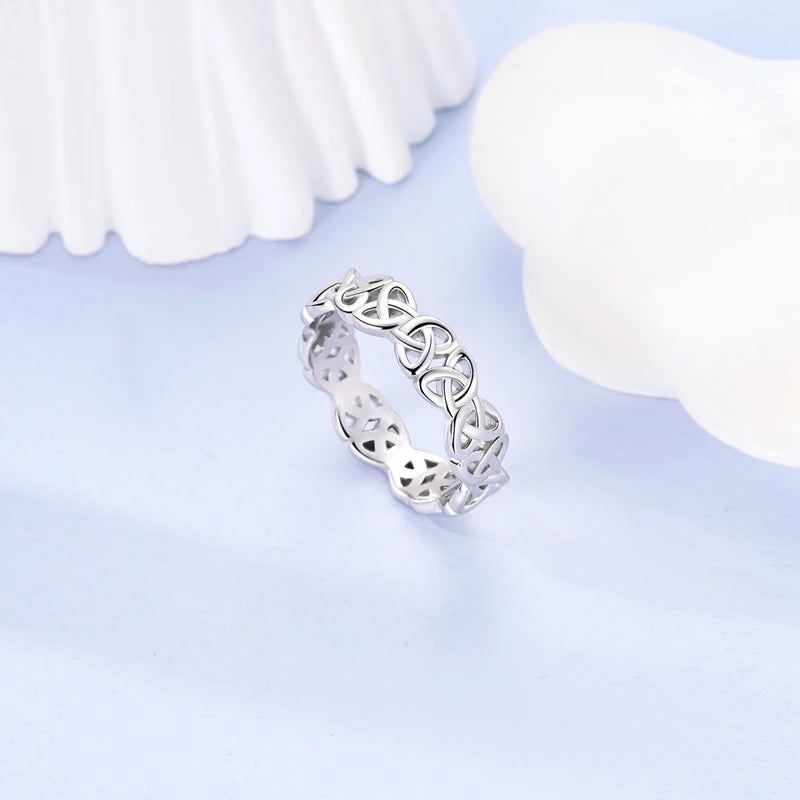 925 Sterling Silver Celtic Knot Ring
