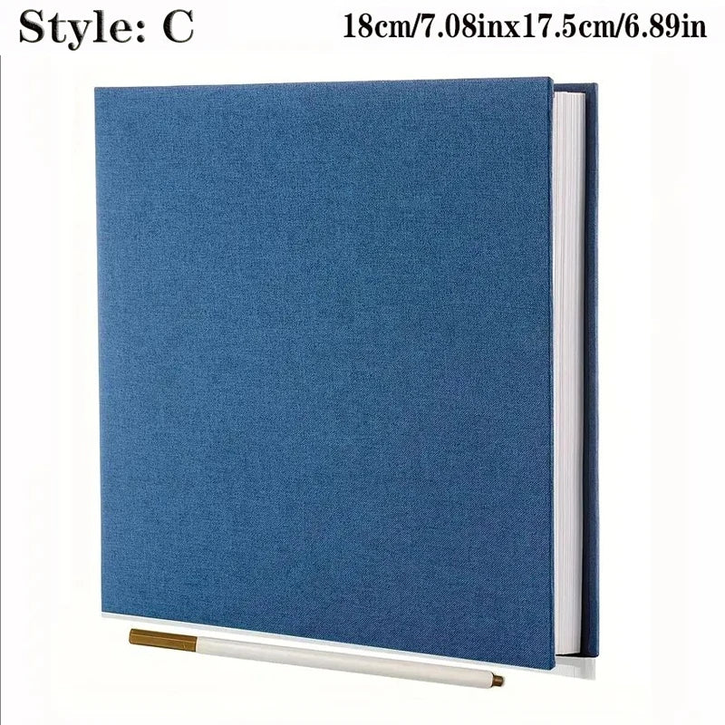 Linen Self-Adhesive Photo Album for Scrapbooking and DIY