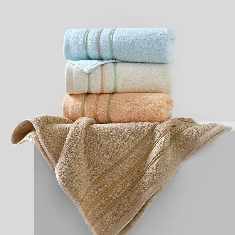 Quick-Dry Pure Cotton Towel – Ultra Soft & Absorbent for Home, Gym, or Travel