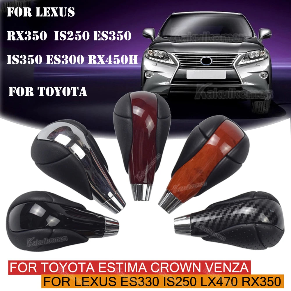 Premium Leather & ABS Automatic Gear Shift Knob