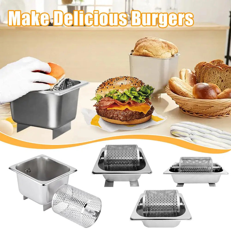 Stainless Steel Butter Roller with Base