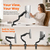 Fully Adjustable Single Monitor Arm for 13–34 Inch Screens
