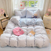 Ultra-Soft Pre-Washed Microfiber Duvet Cover Set with Pillowcases