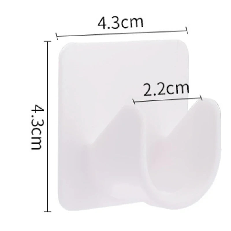 Self-Adhesive Curtain Hooks (2-Pack)