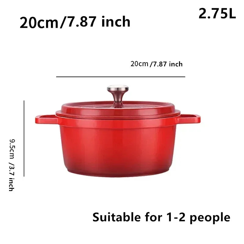Casserole en Aluminium Moulé Émaillé