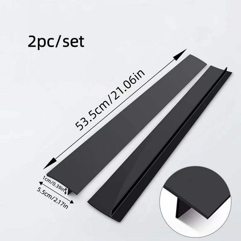 Tapas de Silicona en Forma de T para Espacios entre Encimera y Cocina - Pack de 2