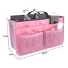 Nylon Handbag Organizer with Multiple Pockets