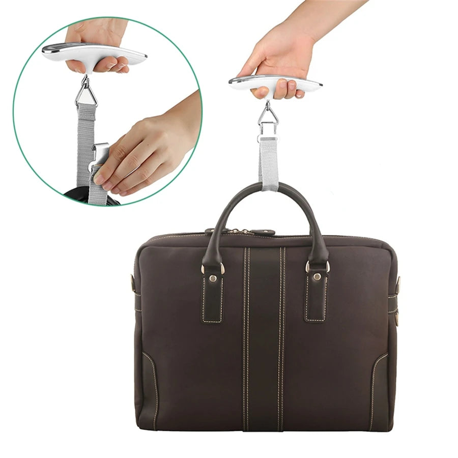 Portable Digital Luggage Scale with Backlit Display