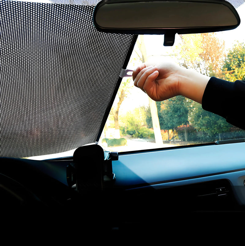 Retractable Windshield Sun Shade