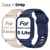 Silicone watch band and protective case for Redmi Watch 5 Active and 5 Lite models