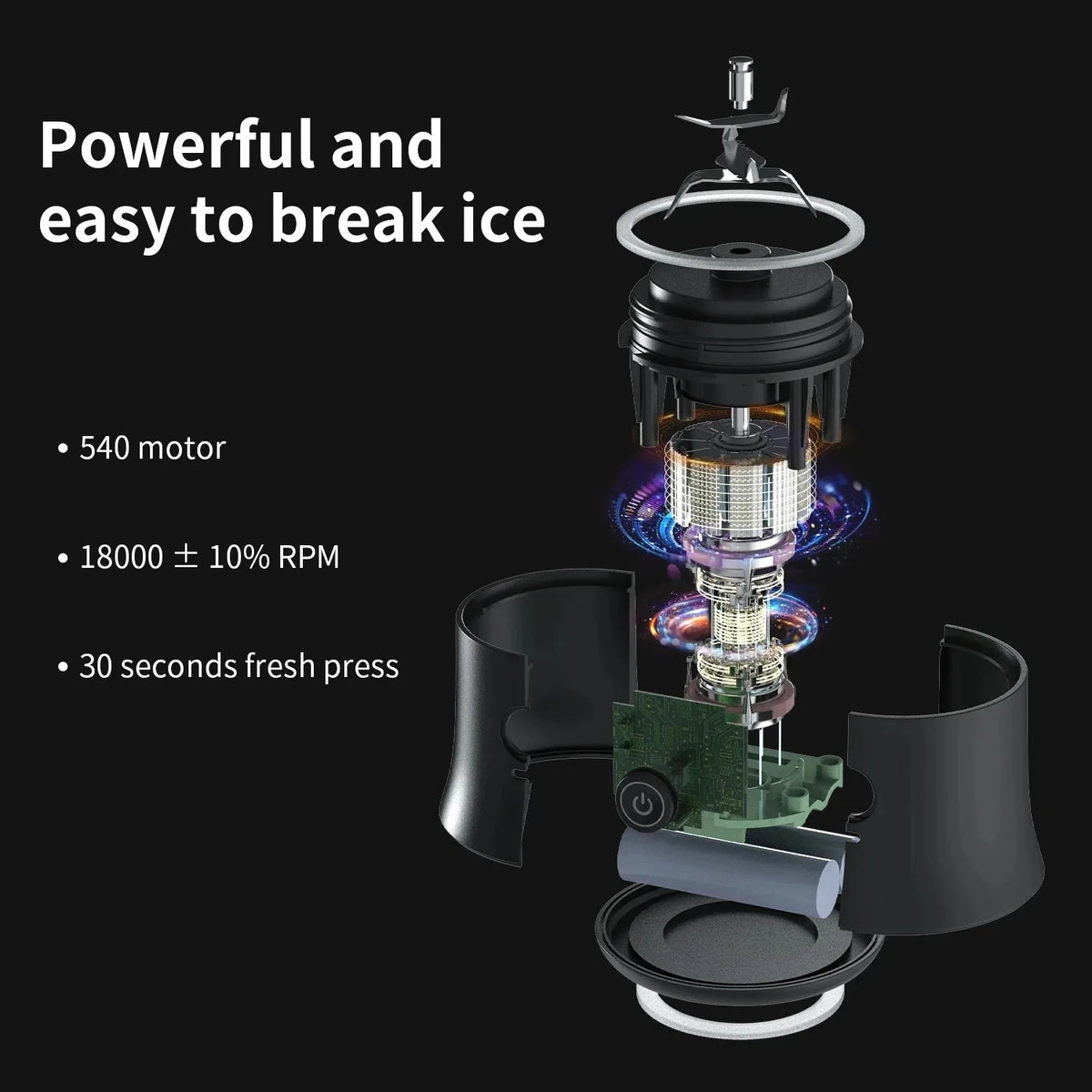 Portable Electric Fruit Juicer Blender